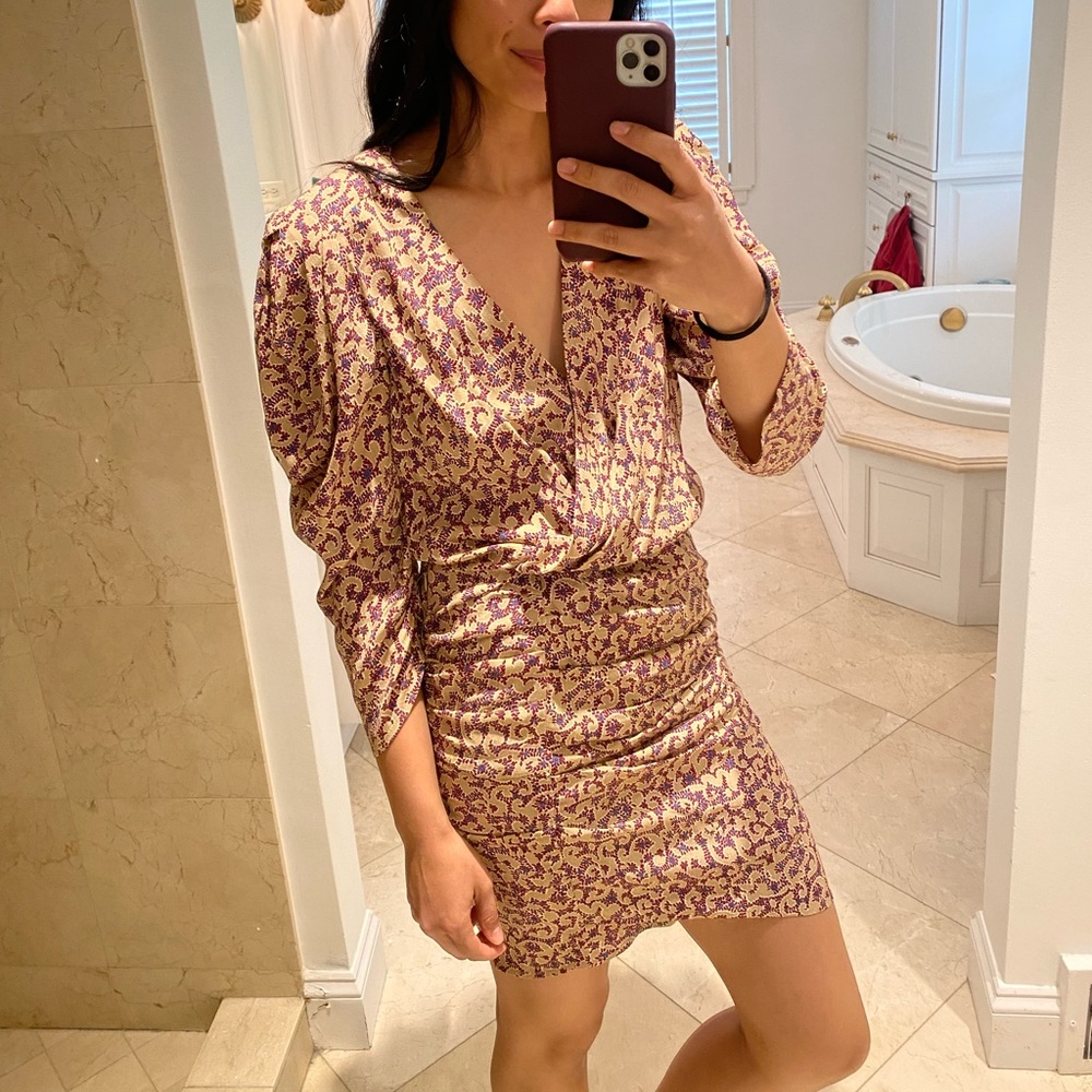 BA&SH Ruched Dress